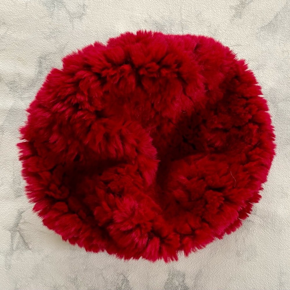 Handmade Deep Red Hat